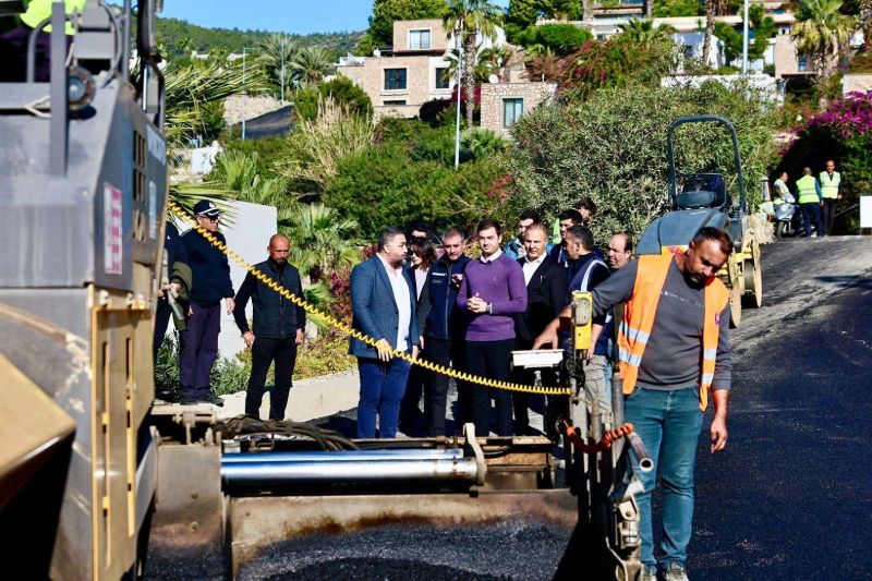 BODRUM BELEDİYESİNDEN ÜSTYAPI ÇALIŞMALARI