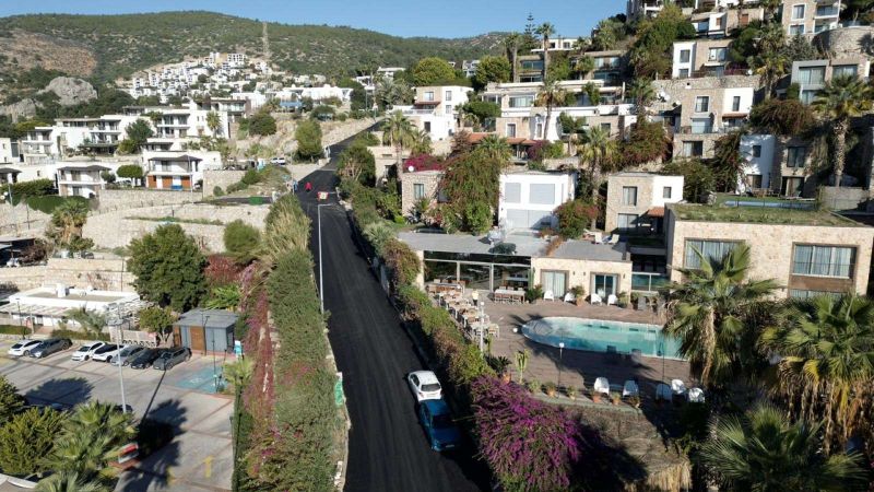 BODRUM BELEDİYESİNDEN ÜSTYAPI ÇALIŞMALARI