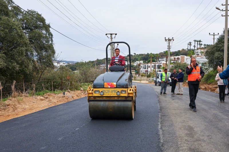 YAĞMUR ÖNCESİNDE ASFALT ÇALIŞMALARI TAMAMLANDI
