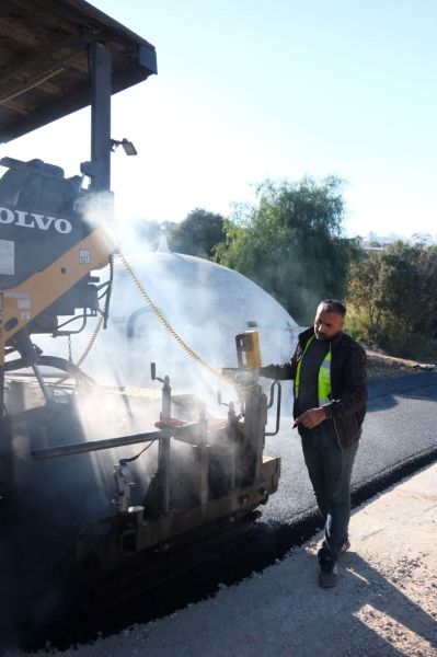 YAĞMUR ÖNCESİNDE ASFALT ÇALIŞMALARI TAMAMLANDI