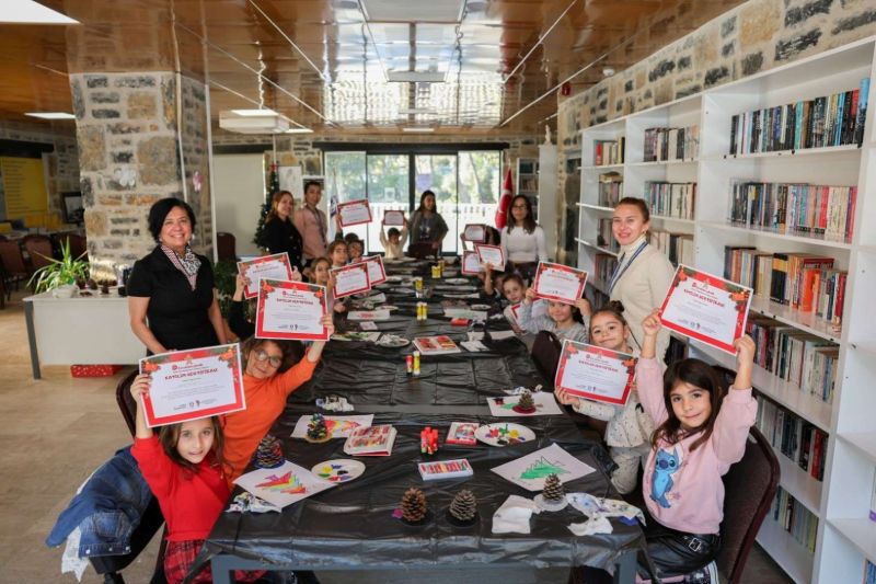 BELEDİYEDEN ÇOCUKLARA YÖNELİK YILBAŞI ATÖLYESİ