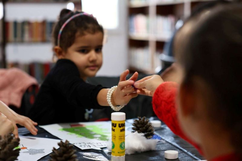 BELEDİYEDEN ÇOCUKLARA YÖNELİK YILBAŞI ATÖLYESİ