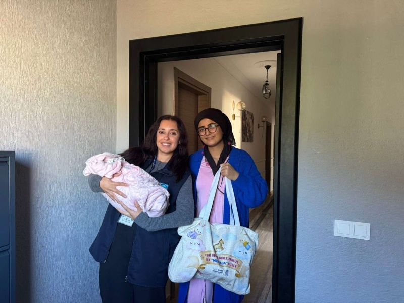 BODRUM’DA 2026’NIN İLK BEBEĞİ EYLÜL’E ANLAMLI ZİYARET