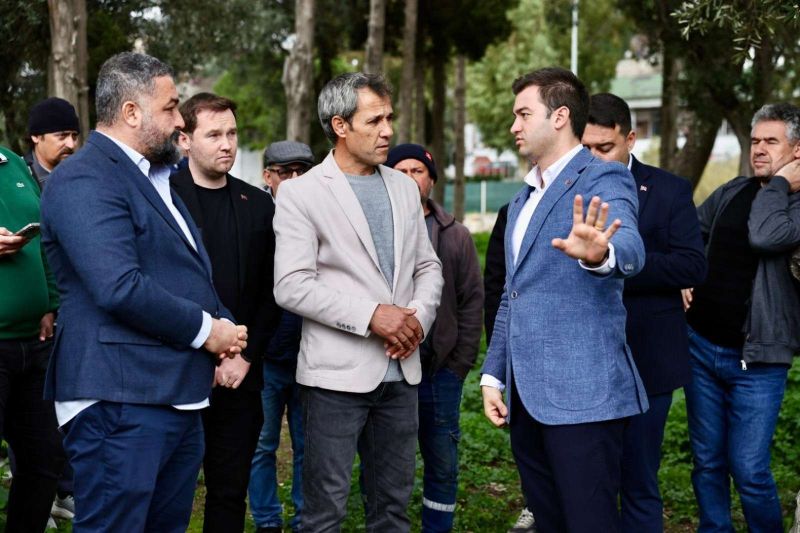 BAŞKAN MANDALİNCİ SAHA ZİYARETLERİNE DEVAM EDİYOR