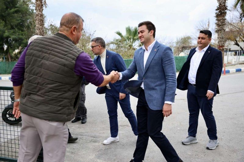 BAŞKAN MANDALİNCİ SAHA ZİYARETLERİNE DEVAM EDİYOR