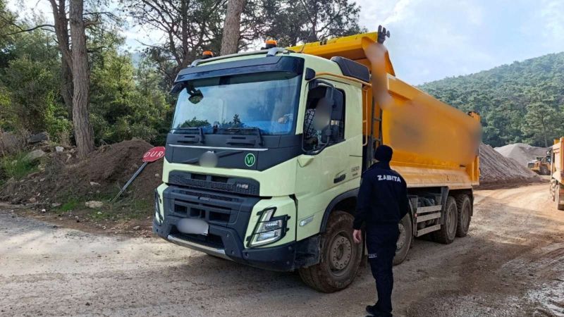 BODRUM’DA İNŞAAT ATIĞI DÖKENLERE 418 BİN TÜRK LİRASI CEZAİ İŞLEM