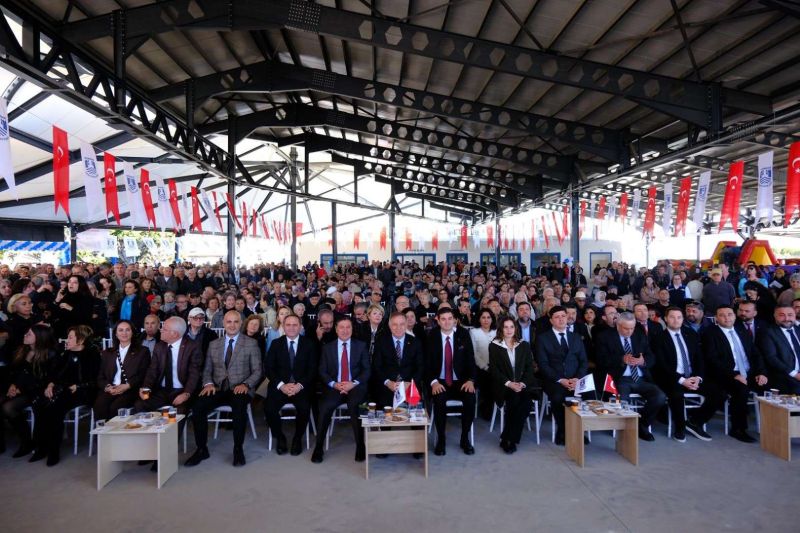 ÜÇ PROJENİN TOPLU AÇILIŞ TÖRENİ YAPILDI