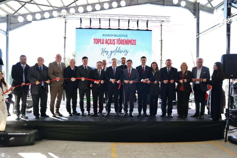 ÜÇ PROJENİN TOPLU AÇILIŞ TÖRENİ YAPILDI