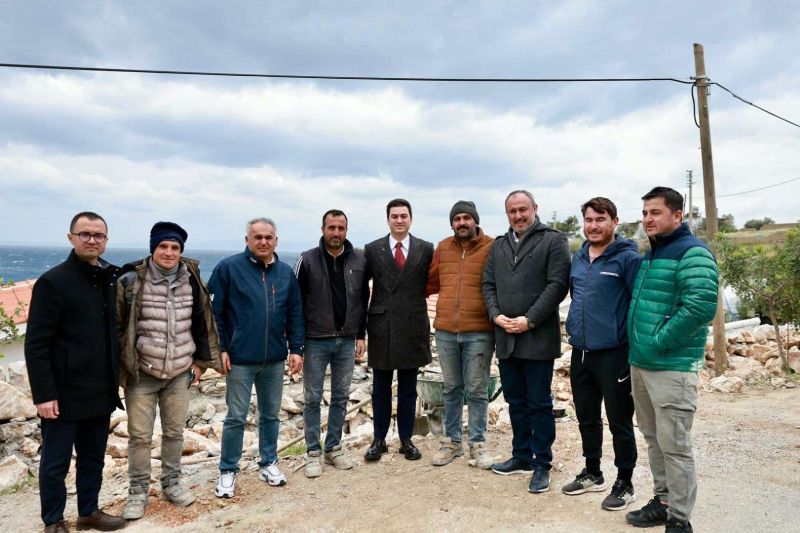 BAŞKAN MANDALİNCİ SAHA ZİYARETLERİNİ SÜRDÜRÜYOR