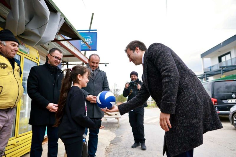 BAŞKAN MANDALİNCİ SAHA ZİYARETLERİNİ SÜRDÜRÜYOR