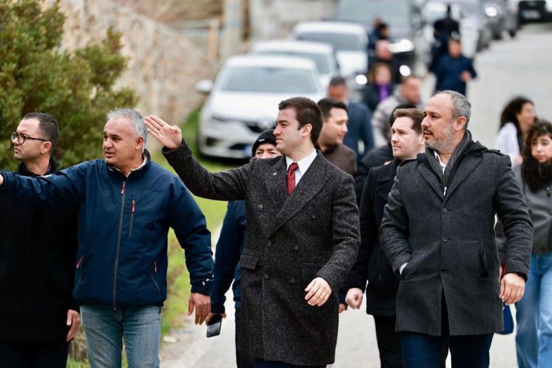 BAŞKAN MANDALİNCİ SAHA ZİYARETLERİNİ SÜRDÜRÜYOR