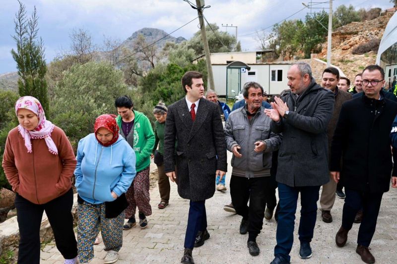 BAŞKAN MANDALİNCİ SAHA ZİYARETLERİNİ SÜRDÜRÜYOR