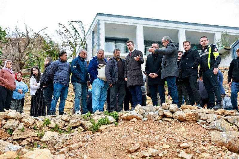 BAŞKAN MANDALİNCİ SAHA ZİYARETLERİNİ SÜRDÜRÜYOR