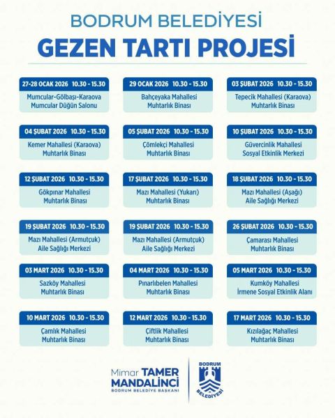 BELEDİYEDEN SAĞLIKLI YAŞAMA DESTEK: GEZEN TARTI PROJESİ