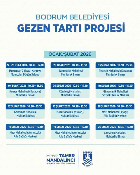 BELEDİYEDEN SAĞLIKLI YAŞAMA DESTEK: GEZEN TARTI PROJESİ