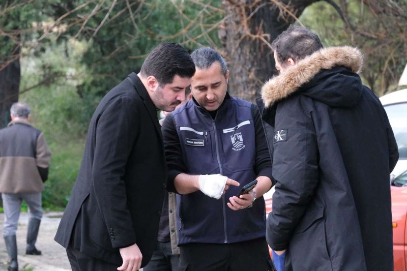 BELEDİYE EKİPLERİNDEN ŞİDDETLİ YAĞIŞLARA KARŞI YOĞUN MESAİ