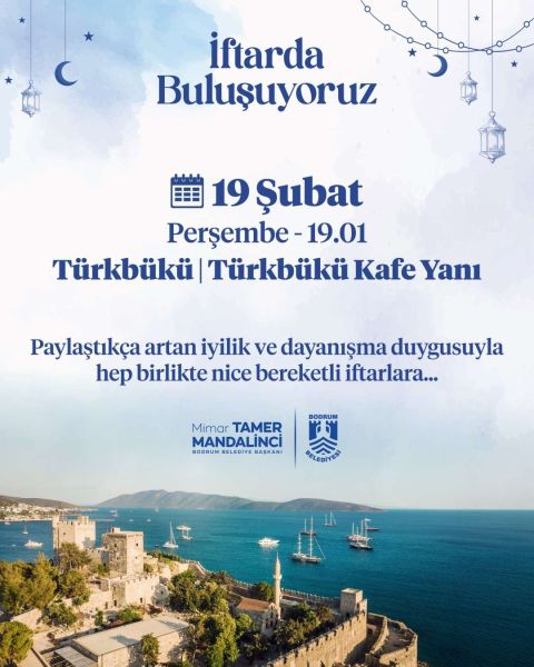 BELEDİYENİN İFTAR PROGRAMLARI BAŞLIYOR