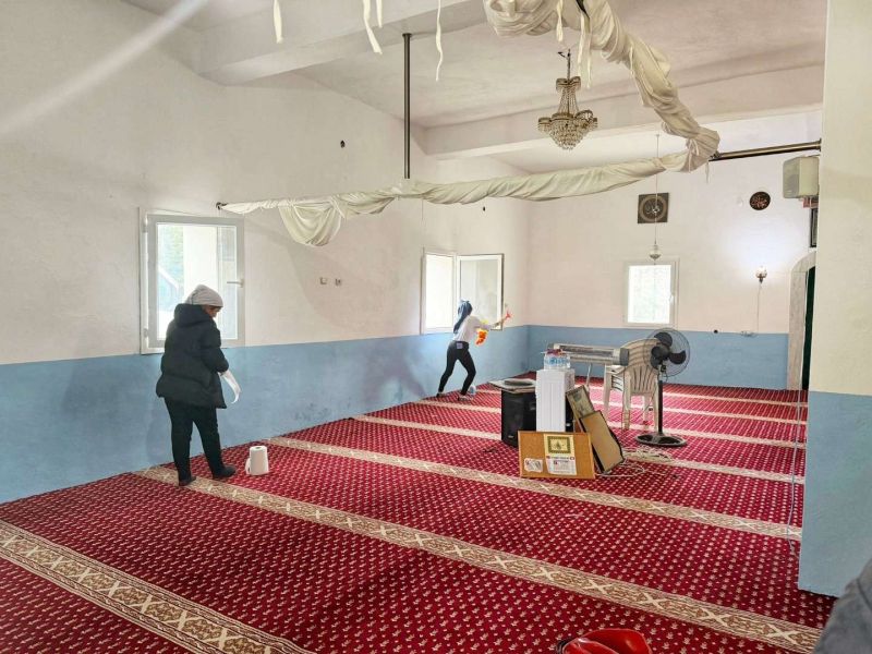 CAMİLERDE RAMAZAN TEMİZLİĞİ