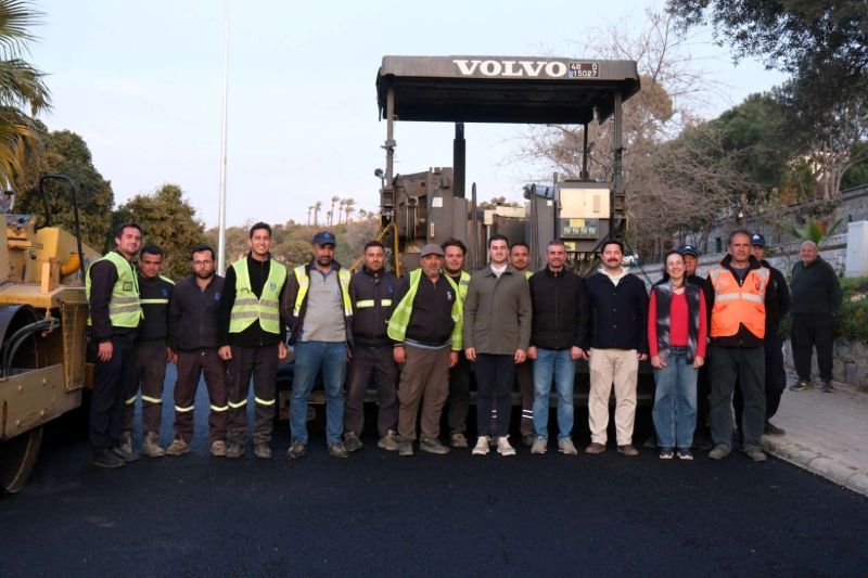 BERGAMUT CADDESİ YENİLENEN YÜZÜYLE HİZMETE AÇILIYOR