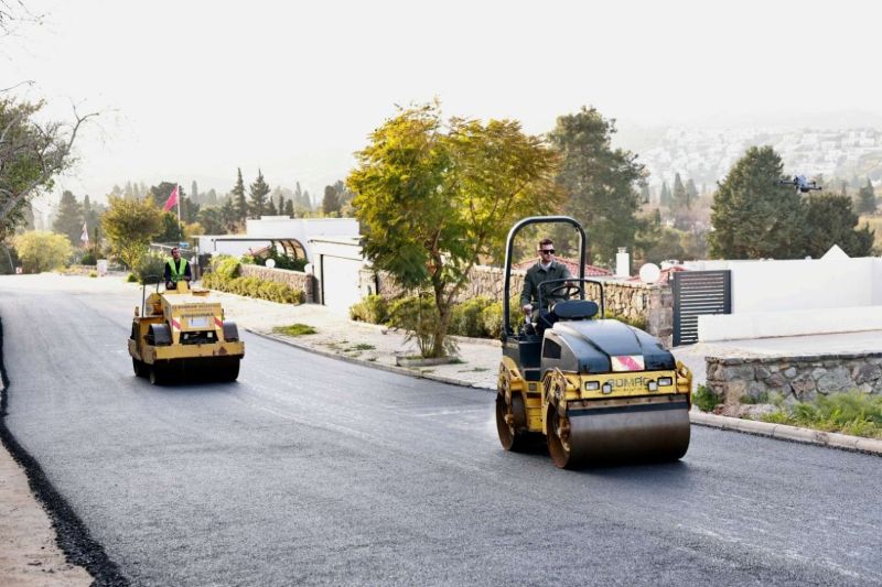 BERGAMUT CADDESİ YENİLENEN YÜZÜYLE HİZMETE AÇILIYOR