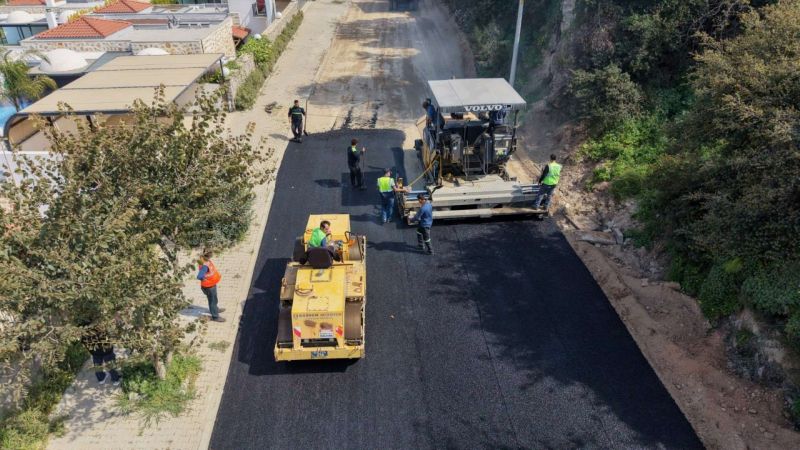 BERGAMUT CADDESİ YENİLENEN YÜZÜYLE HİZMETE AÇILIYOR