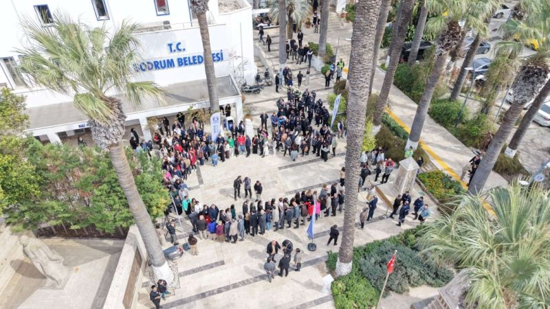 BODRUM BELEDİYESİNDE BAYRAMLAŞMA