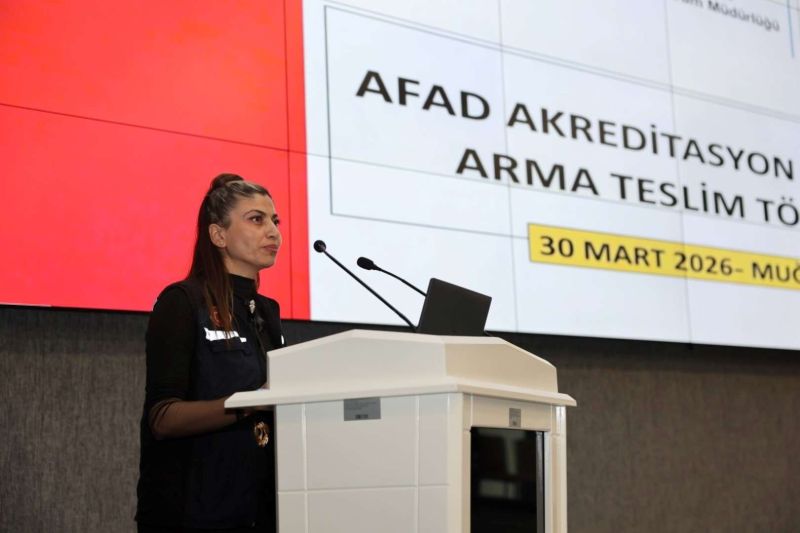 BODRUM BELEDİYESİ BAK EKİBİNE AFAD AKREDİTASYON ARMASI