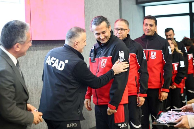 BODRUM BELEDİYESİ BAK EKİBİNE AFAD AKREDİTASYON ARMASI