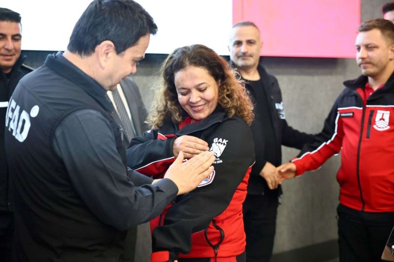 BODRUM BELEDİYESİ BAK EKİBİNE AFAD AKREDİTASYON ARMASI