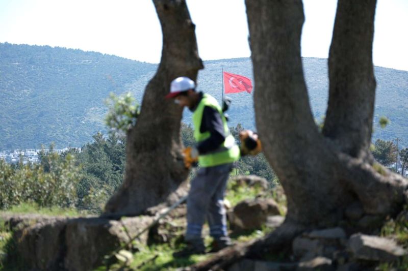 ANTİK HALİKARNASSOS SURLARINDA TURİZM HAFTASI HAZIRLIĞI