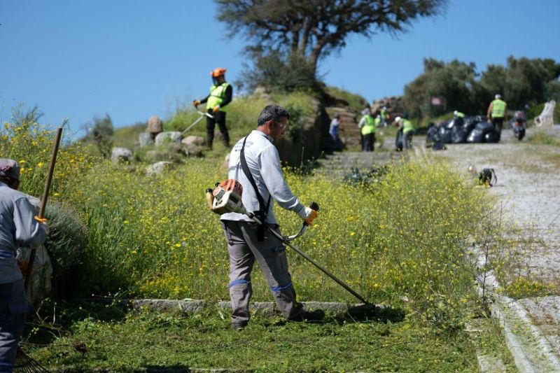 ANTİK HALİKARNASSOS SURLARINDA TURİZM HAFTASI HAZIRLIĞI