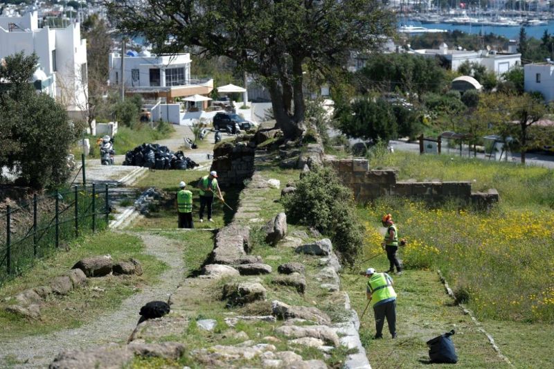 ANTİK HALİKARNASSOS SURLARINDA TURİZM HAFTASI HAZIRLIĞI