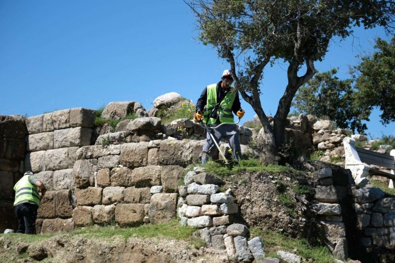 ANTİK HALİKARNASSOS SURLARINDA TURİZM HAFTASI HAZIRLIĞI