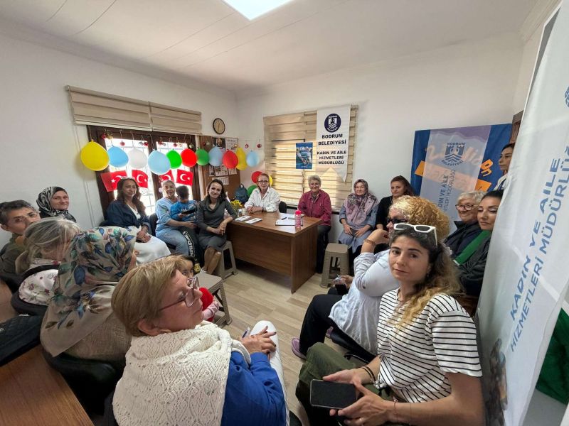 BELEDİYEDEN DİRMİL’DE ‘KADININ GÖRÜNMEYEN EMEĞİ’ SÖYLEŞİSİ