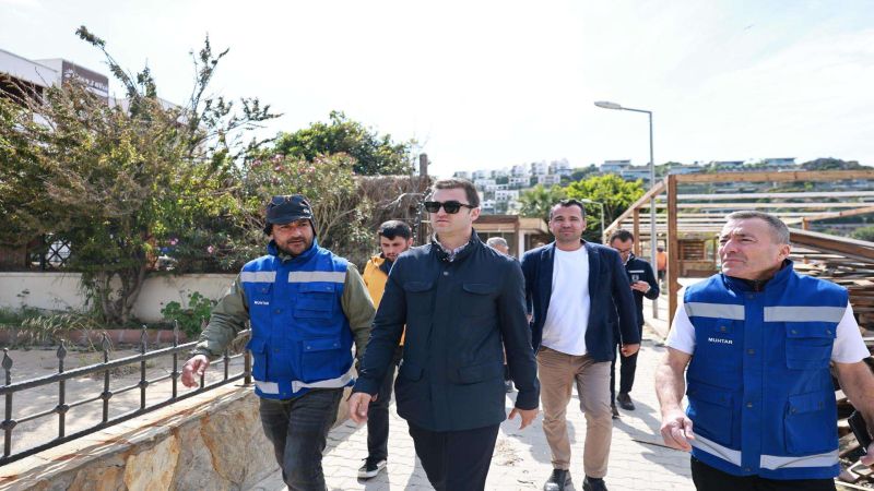 BAŞKAN MANDALİNCİ’DEN SAHA GEZİLERİNE YOĞUN MESAI