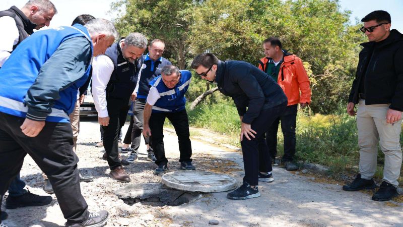 BAŞKAN MANDALİNCİ’DEN SAHA GEZİLERİNE YOĞUN MESAI