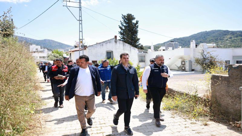 BAŞKAN MANDALİNCİ’DEN SAHA GEZİLERİNE YOĞUN MESAI