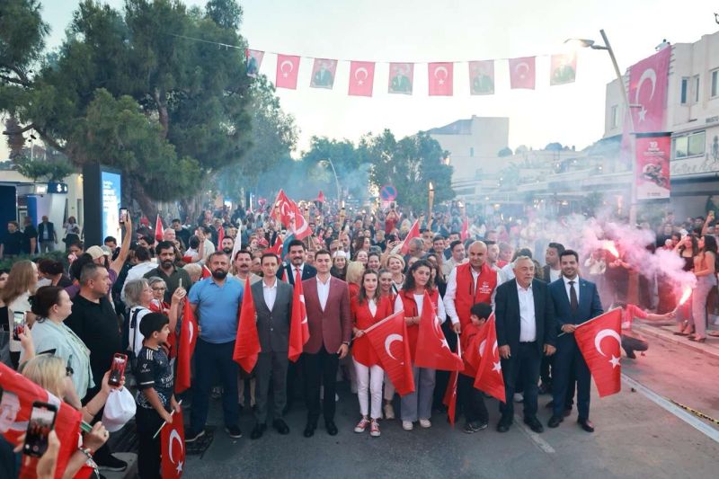 BODRUM’DA 19 MAYIS COŞKUYLA KUTLANDI