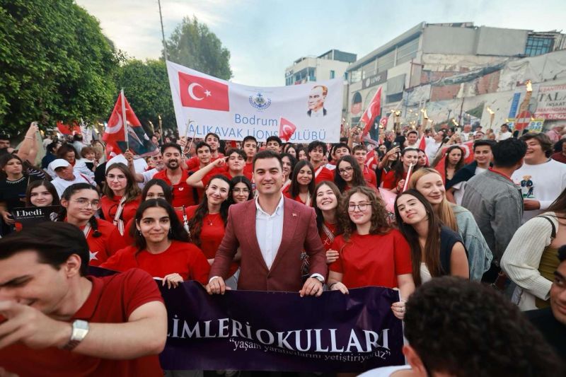 BODRUM’DA 19 MAYIS COŞKUYLA KUTLANDI