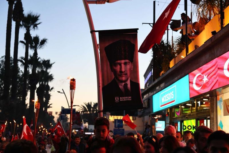 BODRUM’DA 19 MAYIS COŞKUYLA KUTLANDI