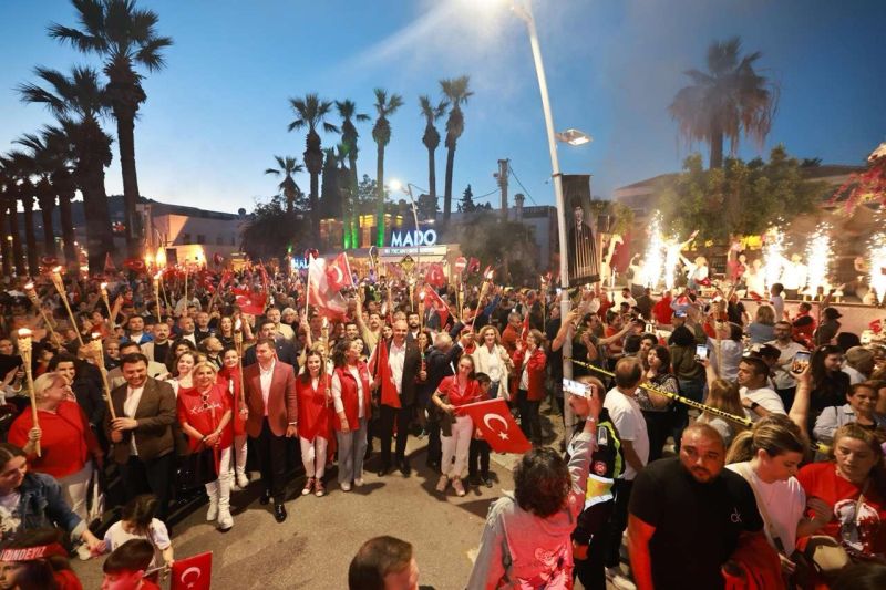 BODRUM’DA 19 MAYIS COŞKUYLA KUTLANDI