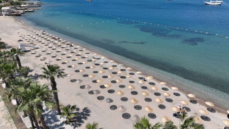 HALK PLAJLARINDAKİ ÇALIŞMALARDA SONA GELİNDİ
