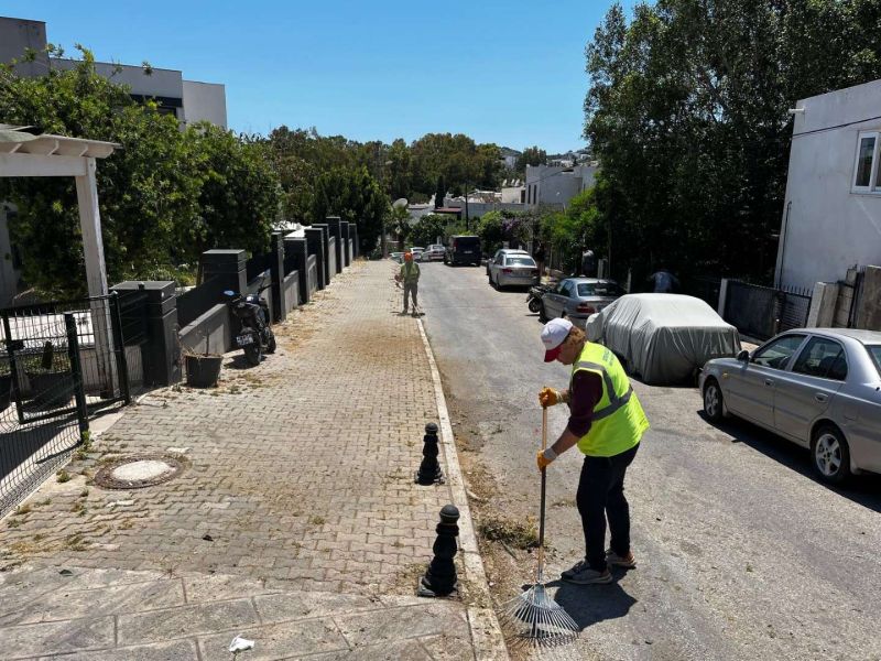BODRUM’DA OT TEMİZLİĞİ ÇALIŞMALARI TÜM HIZIYLA DEVAM EDİYOR