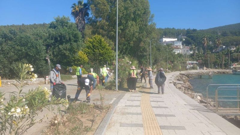 BODRUM’DA OT TEMİZLİĞİ ÇALIŞMALARI TÜM HIZIYLA DEVAM EDİYOR