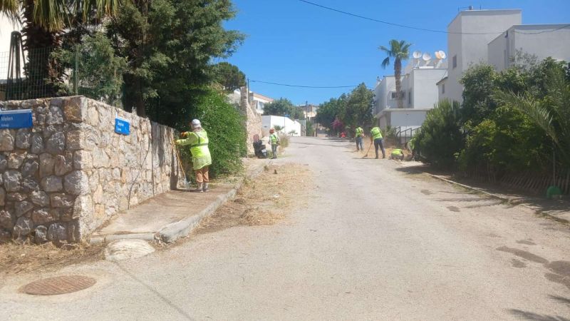 BODRUM’DA OT TEMİZLİĞİ ÇALIŞMALARI TÜM HIZIYLA DEVAM EDİYOR