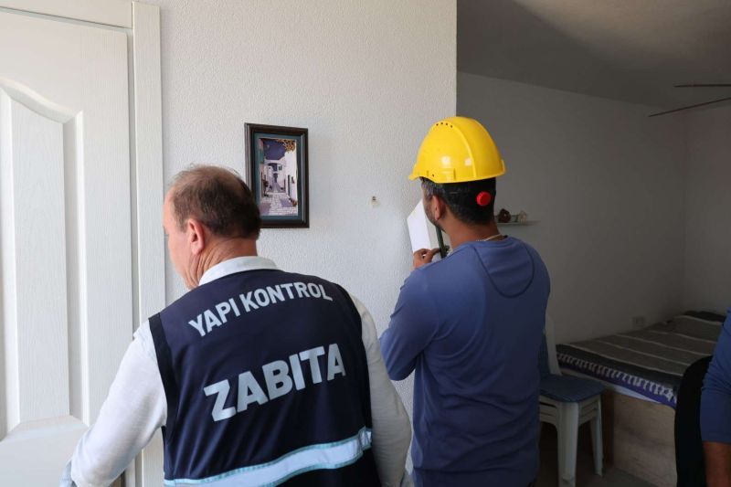 BODRUM BELEDİYESİ KAÇAK YAPIYA GEÇİT VERMİYOR