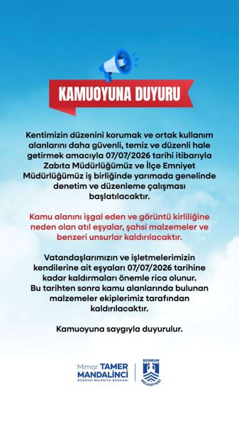 BODRUM’DA İŞGALLERE VE GÖRÜNTÜ KİRLİLİĞİNE KARŞI ORTAK MÜCADELE