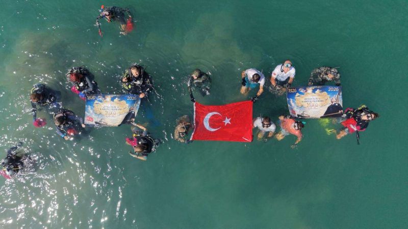 DENİZ DİBİ TEMİZLİĞİ GÜMBET’TE GERÇEKLEŞTİRİLDİ