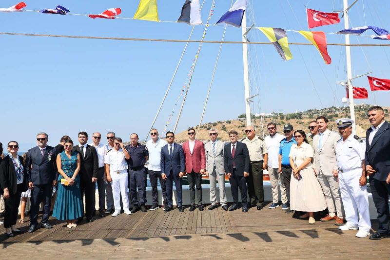 DENİZCİLİK VE KABOTAJ BAYRAMI'NIN 100. YILI BODRUM'DA KUTLANDI