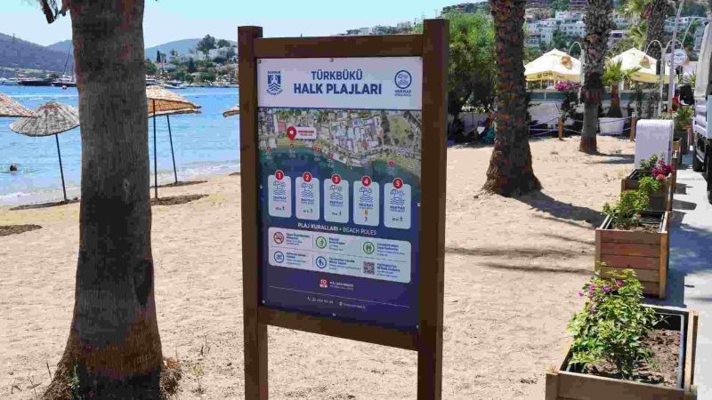 TÜRKBÜKÜ’NDEKİ HALK PLAJLARINDA DÜZENLEME ÇALIŞMALARI TAMAMLANDI